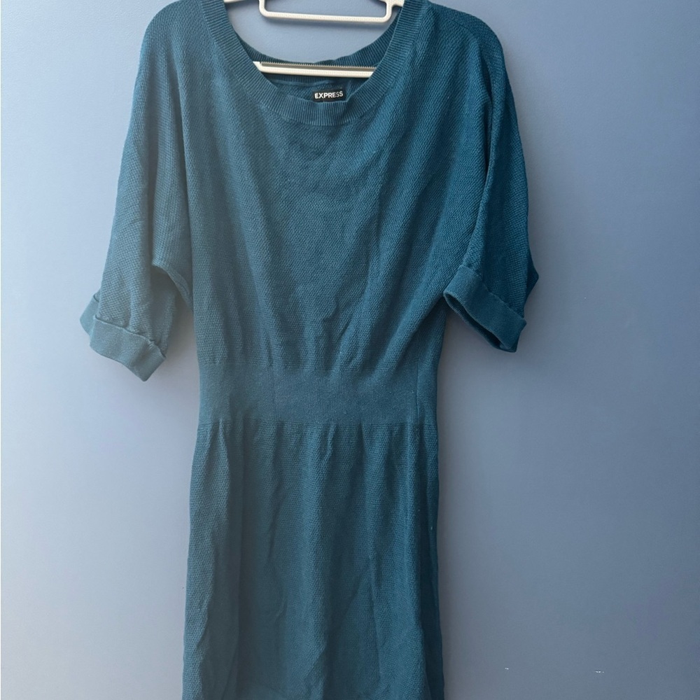 Express Deep Blue Knit Garment